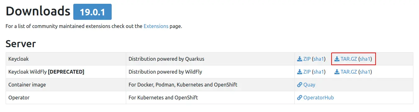 start keycloak shell script file using dev access